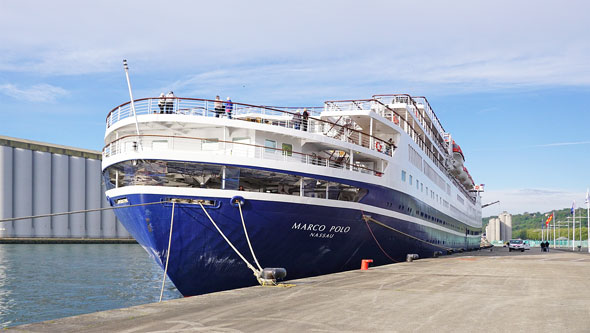 MV MARCO POLO in Rouen - Photo: ©Ian Boyle 30th April 2017   