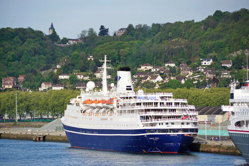 MV MARCO POLO in Rouen - Photo: ©Ian Boyle 30th April 2017   