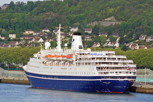 MV MARCO POLO in Rouen - Photo: ©Ian Boyle 30th April 2017   