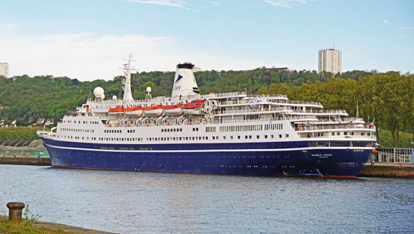 MV MARCO POLO in Rouen - Photo: ©Ian Boyle 30th April 2017   