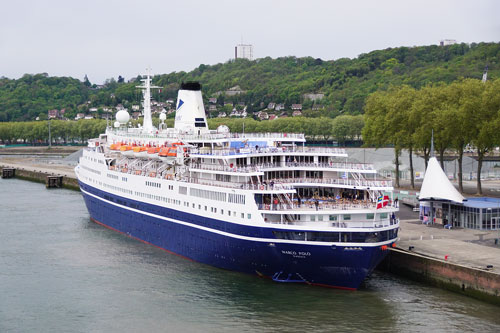 MV MARCO POLO in Rouen - Photo: ©Ian Boyle 30th April 2017   