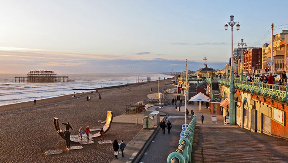 Brighton West Pier Remains in 2012 - Photo:  Ian Boyle, 27th December 2012 - www.simplonpc.co.uk