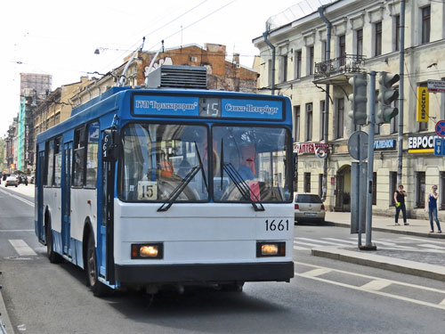 St Petersburg - Trolleybus - www.simplonpc.co.uk