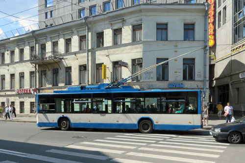 St Petersburg - Trolleybus - www.simplonpc.co.uk