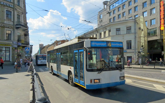 St Petersburg - Trolleybus - www.simplonpc.co.uk