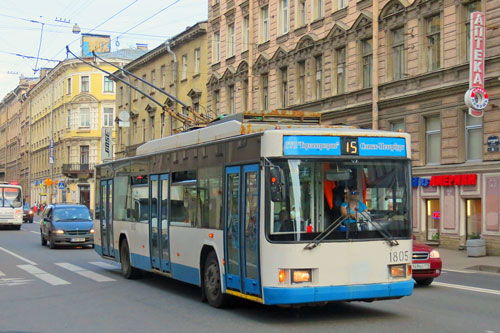 St Petersburg - Trolleybus - www.simplonpc.co.uk