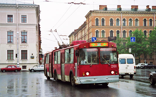 St Petersburg - Trolleybus - www.simplonpc.co.uk