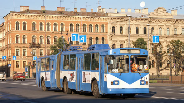 St Petersburg - Trolleybus - www.simplonpc.co.uk