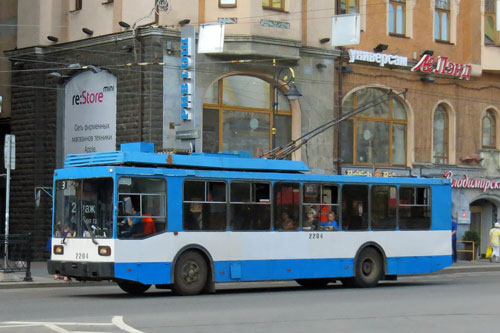 St Petersburg - Trolleybus - www.simplonpc.co.uk