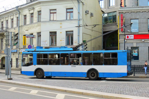 St Petersburg - Trolleybus - www.simplonpc.co.uk