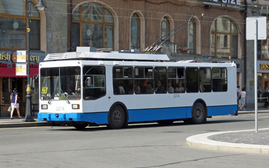 St Petersburg - Trolleybus - www.simplonpc.co.uk