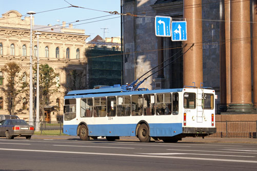 St Petersburg - Trolleybus - www.simplonpc.co.uk