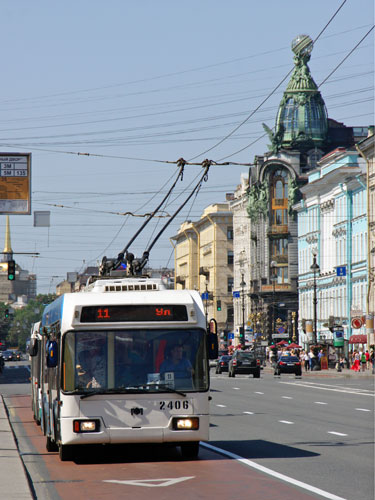 St Petersburg - Trolleybus - www.simplonpc.co.uk