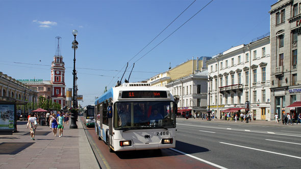 St Petersburg - Trolleybus - www.simplonpc.co.uk