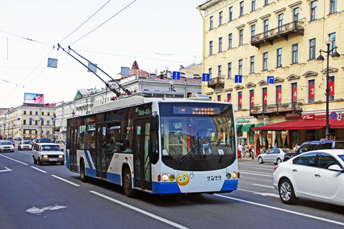 St Petersburg - Trolleybus - www.simplonpc.co.uk