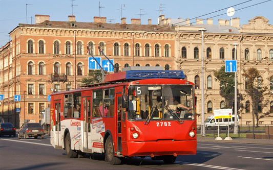 St Petersburg - Trolleybus - www.simplonpc.co.uk