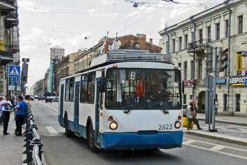 St Petersburg - Trolleybus - www.simplonpc.co.uk