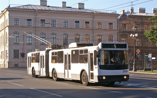 St Petersburg - Trolleybus - www.simplonpc.co.uk