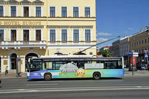 St Petersburg - Trolleybus - www.simplonpc.co.uk