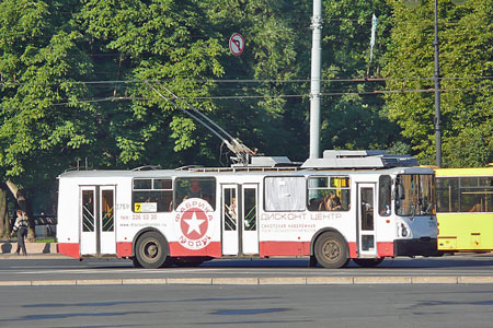 St Petersburg - Trolleybus - www.simplonpc.co.uk