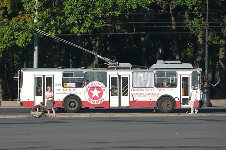 St Petersburg - Trolleybus - www.simplonpc.co.uk