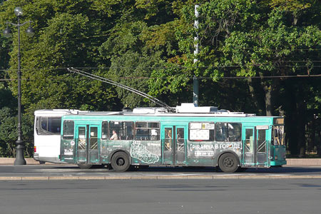 St Petersburg - Trolleybus - www.simplonpc.co.uk