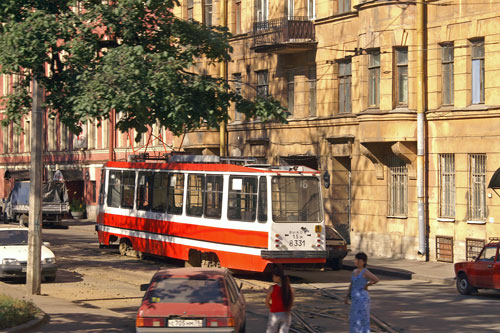 St Petersburg - Trams - www.simplonpc.co.uk