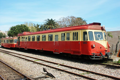 Renault ABH 8 "La Micheline" autorail 204 at Calvi - Photo:  Ian Boyle, 11th April 2004 - www.simplonpc.co.uk