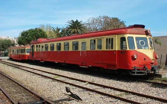 Renault ABH 8 "La Micheline" autorail 204 at Calvi - Photo:  Ian Boyle, 11th April 2004 - www.simplonpc.co.uk