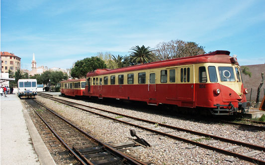 Renault ABH 8 "La Micheline" autorail 204 at Calvi - Photo:  Ian Boyle, 11th April 2004 - www.simplonpc.co.uk