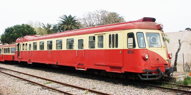 Renault ABH 8 "La Micheline" autorail 204 at Calvi - Photo:  Ian Boyle, 11th April 2004 - www.simplonpc.co.uk