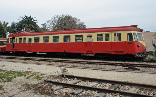 Renault ABH 8 "La Micheline" autorail 204 at Calvi - Photo:  Ian Boyle, 11th April 2004 - www.simplonpc.co.uk