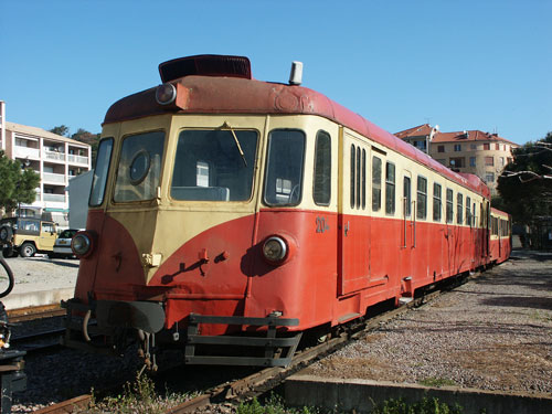 Renault ABH 8 "La Micheline" autorail 204 at Calvi - Photo:  Ian Boyle, 11th April 2004 - www.simplonpc.co.uk