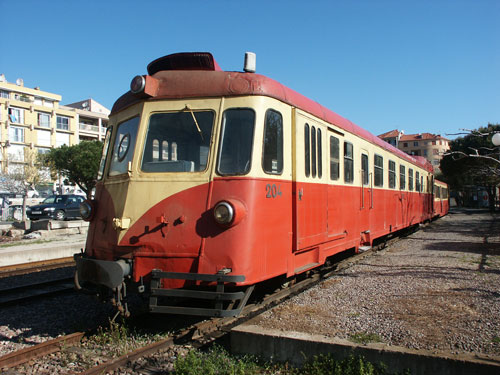 Renault ABH 8 "La Micheline" autorail 204 at Calvi - Photo:  Ian Boyle, 11th April 2004 - www.simplonpc.co.uk