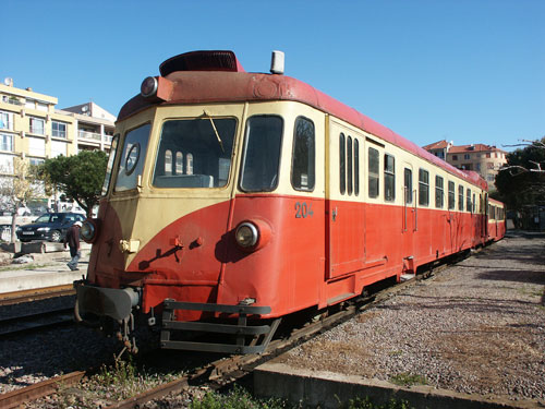 Renault ABH 8 "La Micheline" autorail 204 at Calvi - Photo:  Ian Boyle, 11th April 2004 - www.simplonpc.co.uk