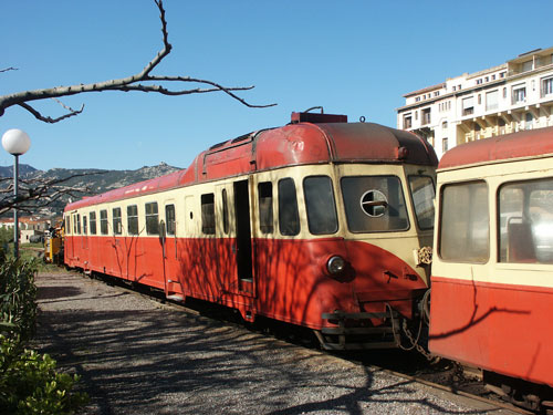 Renault ABH 8 "La Micheline" autorail 204 at Calvi - Photo:  Ian Boyle, 11th April 2004 - www.simplonpc.co.uk