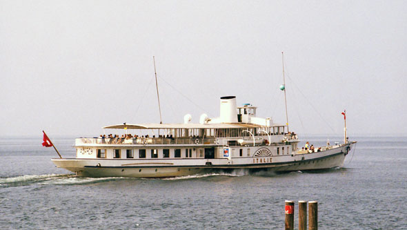 PS ITALIE 1908 - CGN - Lac Leman - Photo: 1984 Ian Boyle