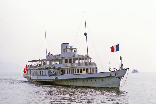 PS ITALIE 1908 - CGN - Lac Leman - Photo: 1984 Ian Boyle