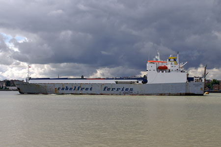 Cobelfret EGLANTINE - MV BALMORAL Cruise - Waverley Excursions -  Photo: © Ian Boyle, 10th July 2007 - www.simplonpc.co.uk