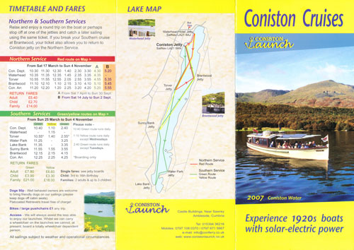 Coniston Launch - www.simplompc.co.uk - Simplon Postcards