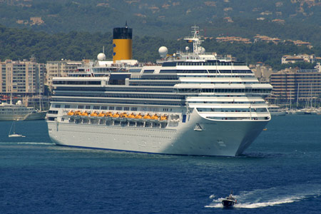 COSTA CONCORDIA at Palma - Photo: © Ian Boyle, 16th August 2006