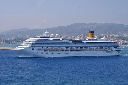 COSTA CONCORDIA at Palma - Photo: © Ian Boyle, 16th August 2006