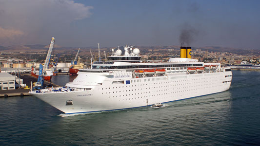 COSTA ROMANTICA - Photo: © Ian Boyle, 24th August 2009 - www.simplonpc.co.uk