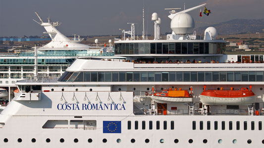 COSTA ROMANTICA - Photo: © Ian Boyle, 24th August 2009 - www.simplonpc.co.uk