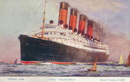 MAURETANIA - Cunard Line - www.simplonpc.co.uk