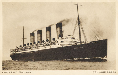 MAURETANIA - Cunard Line - www.simplonpc.co.uk