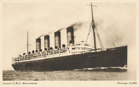 MAURETANIA - Cunard Line - www.simplonpc.co.uk