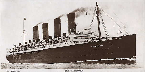 MAURETANIA - Cunard Line - www.simplonpc.co.uk