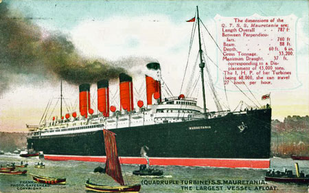 MAURETANIA - Cunard Line - www.simplonpc.co.uk