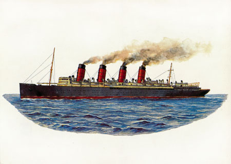 MAURETANIA - Cunard Line - www.simplonpc.co.uk